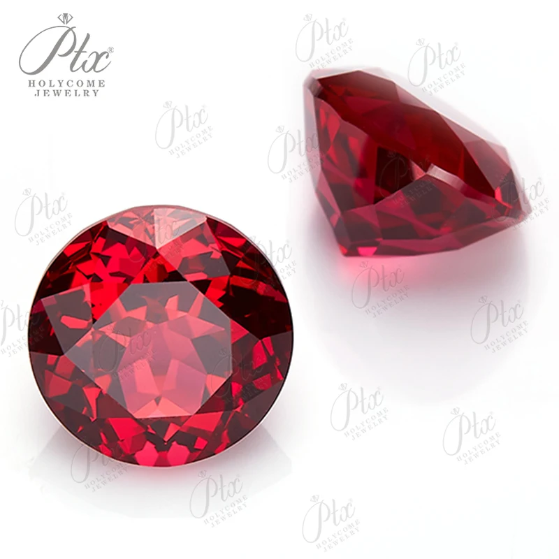 0.15-3.83ct مختبر نمت روبي شكل دائري حمامة الدم الأحمر اللون أحجار كريمة مفكوكة مع شهادة AGL حجر عالي الجودة للمجوهرات لتقوم بها بنفسك