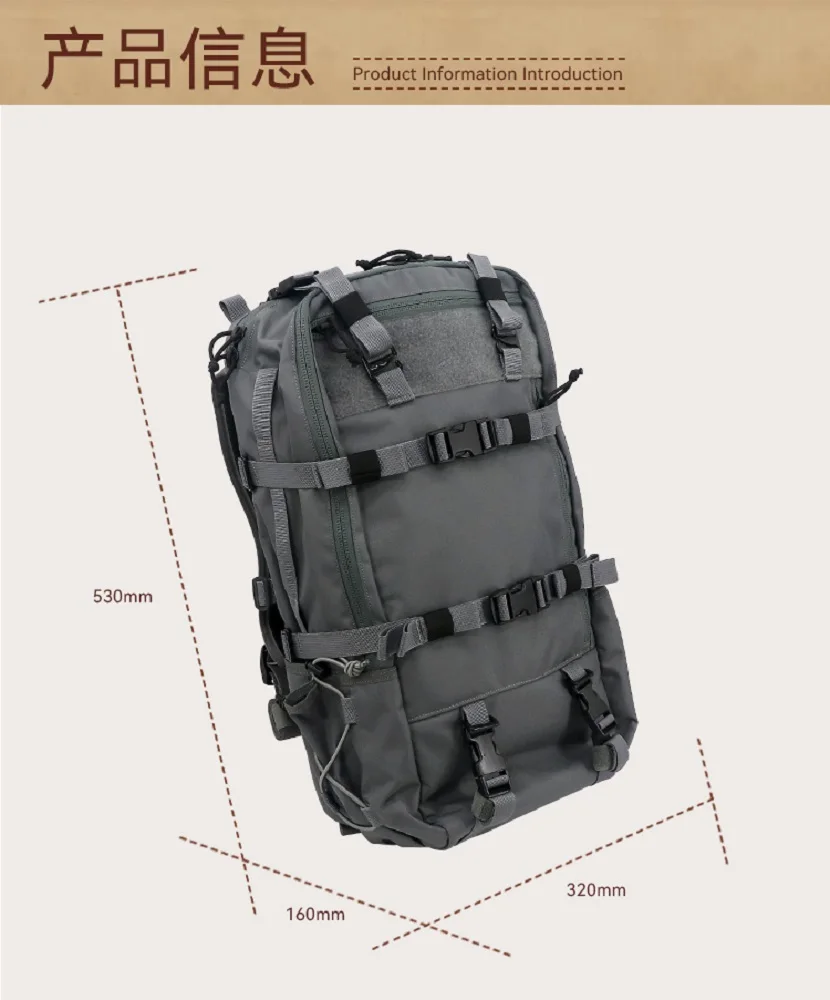 Built In Backpack With Shoulder Board