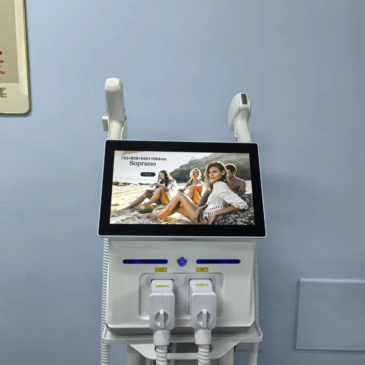 808NM Diode Laser 5000w Hair Removal Machine NEW Professional FAC 2IN1 4Waves Pico Qswitch ND YAG Tattoo Removal Machine
