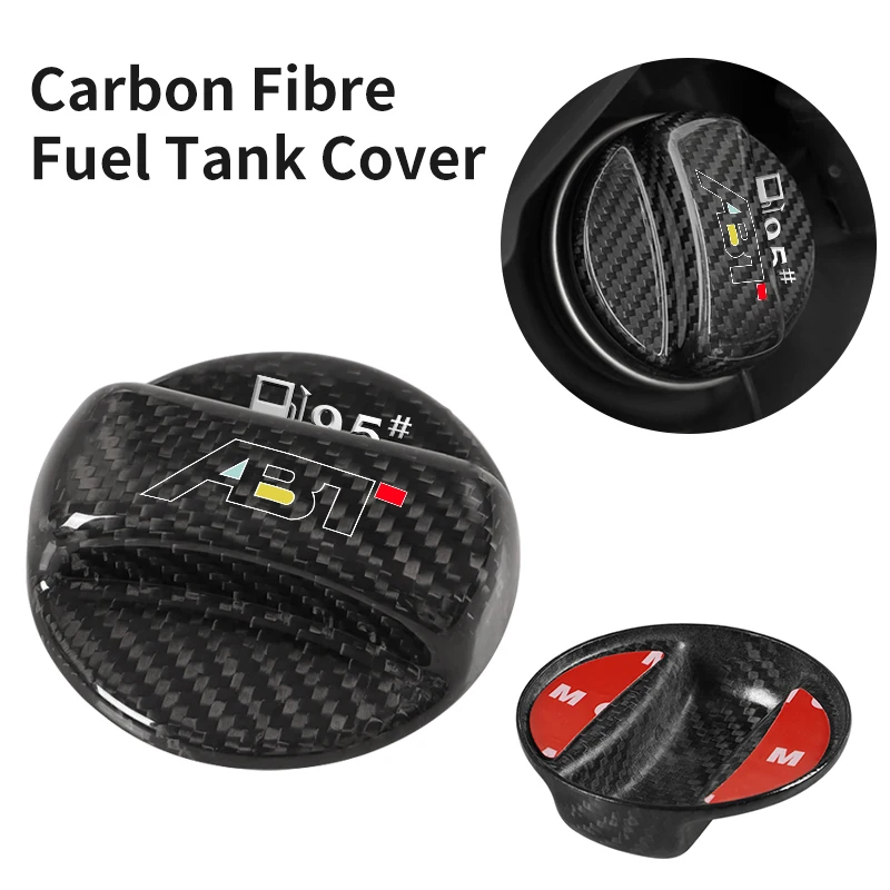 Car Carbon Fiber Fuel Tank Cover Auto Accessories For ABT Sport A1 A3 A4 A5 A6 A7 A8 Q2 Q3 Q5 Q7 Q8 TT S3 S4 RS5 RS6 RS7 S7 S