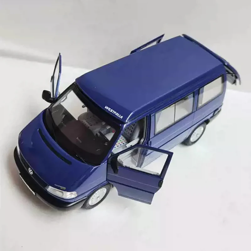 Diecast 1:18 Scale T4 T4B Van Simulation Alloy Car Model Toy Collectible Ornaments