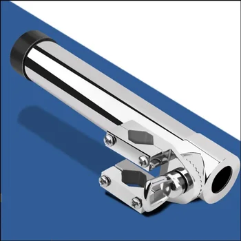 Soporte de caña de pescar de acero inoxidable 360, accesorios para barcos marinos, montaje en cubierta, extraíble y ajustable, novedad