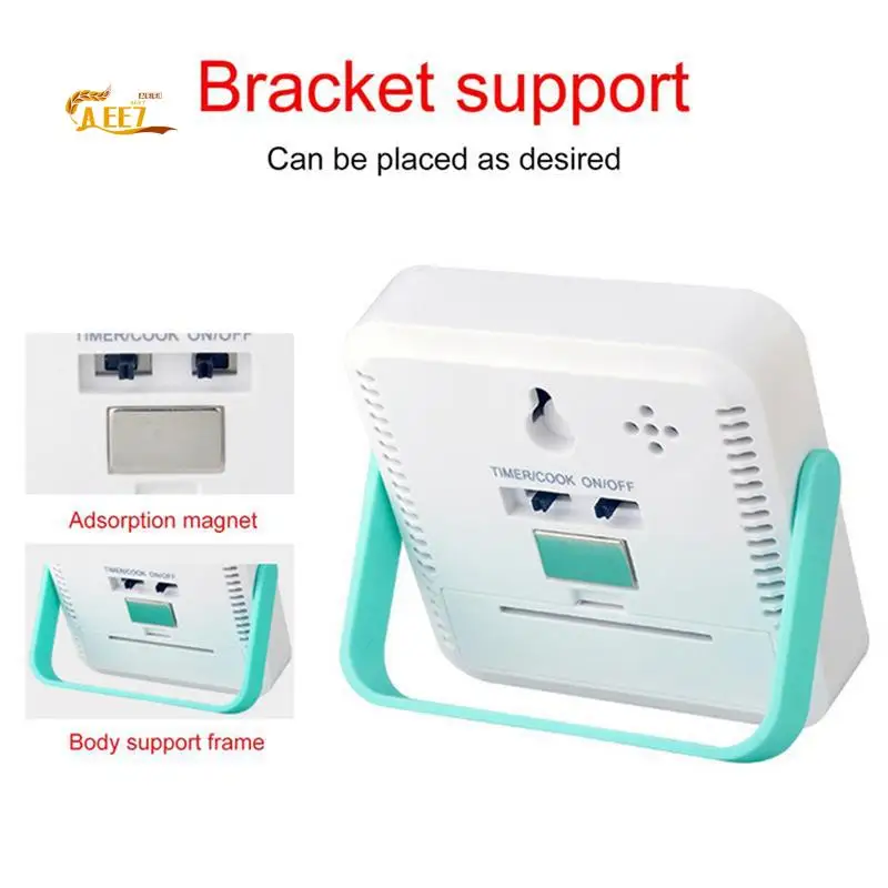 

AEE7-цифровой пищевой термометр, сигнализация температуры приготовления пищи, таймер для приготовления пищи со светодиодным дисплеем, зонд из нержавеющей стали