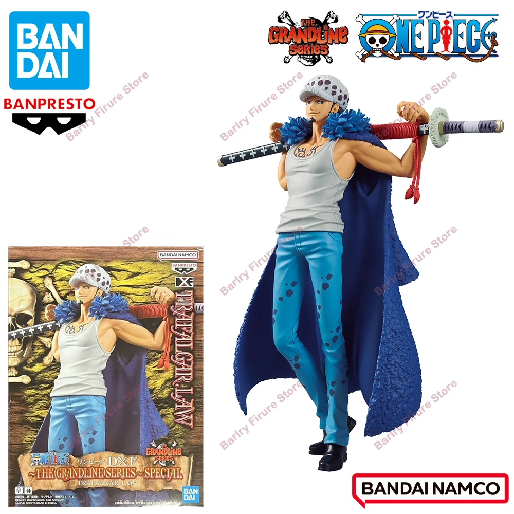 الأصلي حقيقية BANPRESTO DXF قطعة واحدة خاصة 20 سنتيمتر قانون ترافالغار أنيمي الشكل عمل أرقام محاصر لعبة مجسمة هدايا عيد