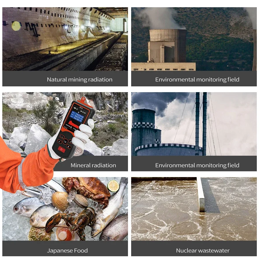 JD-3001 Industrial Geiger Counter Radiação Lcd Display Nuclear Digital Tester