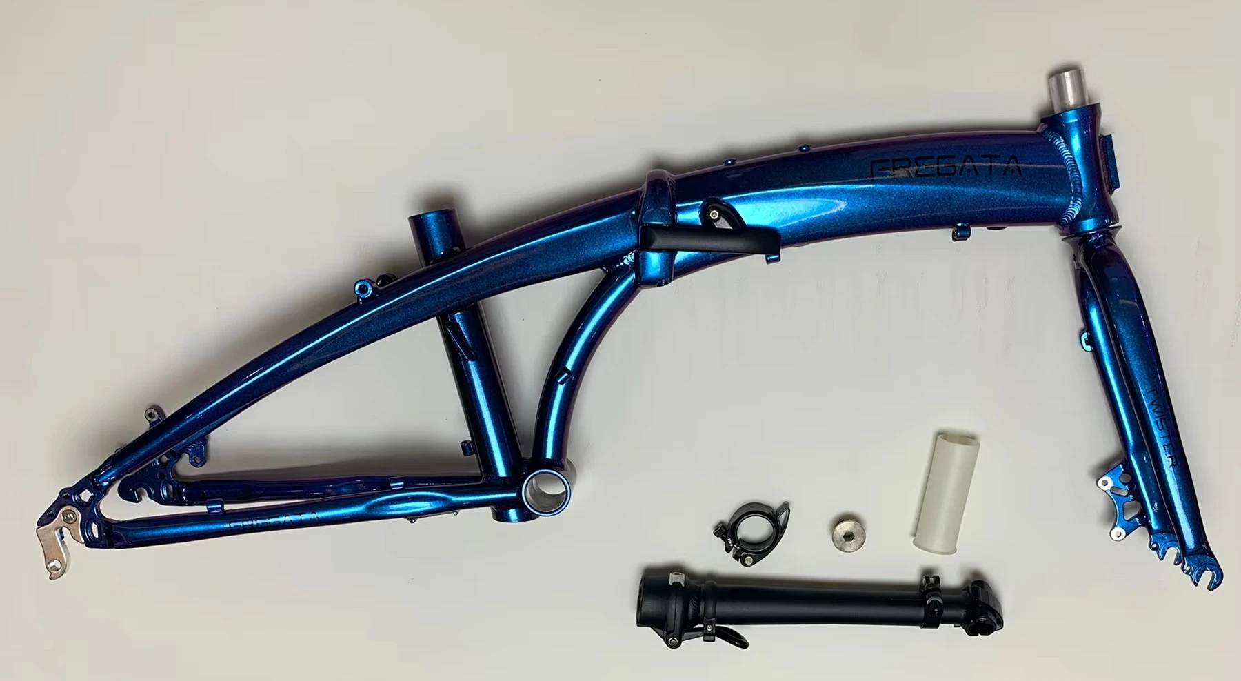 Folding Bicycle Frame 6061 Aluminum Alloy Bike Frame Light P-frame Disc Brake 406/451 Wheel Set 20 Inch 100/135
