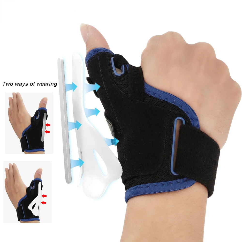 

Thumb Brace & Wrist Stabilizer- Thumb Spica Splint for Arthritis, Tendonitis, and De Quervains - Support Wrap for Men and Women