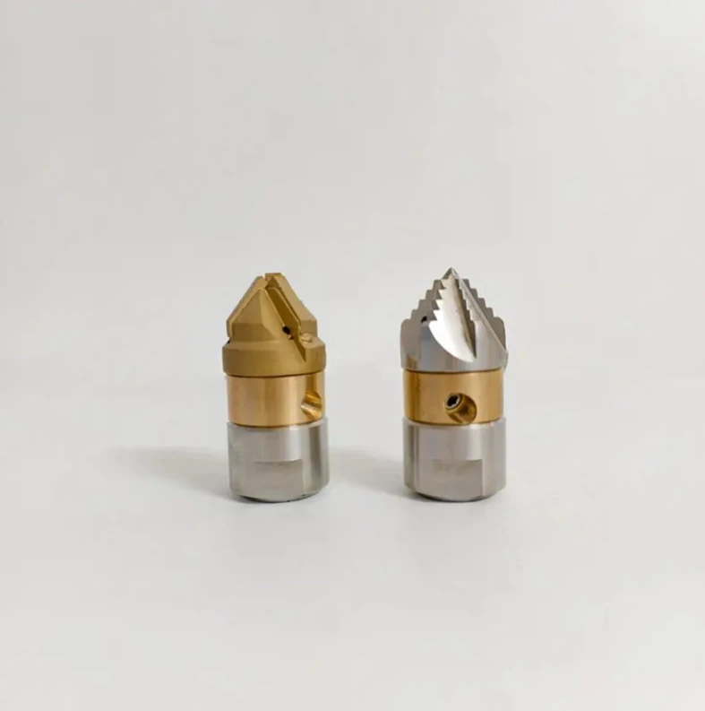 

3/8" High Pressure Rotating Roots Cutting Nozzle Stainless Steel Drill Head Rotating Nozzle,Sewer Sludge Cleaning Nozzle