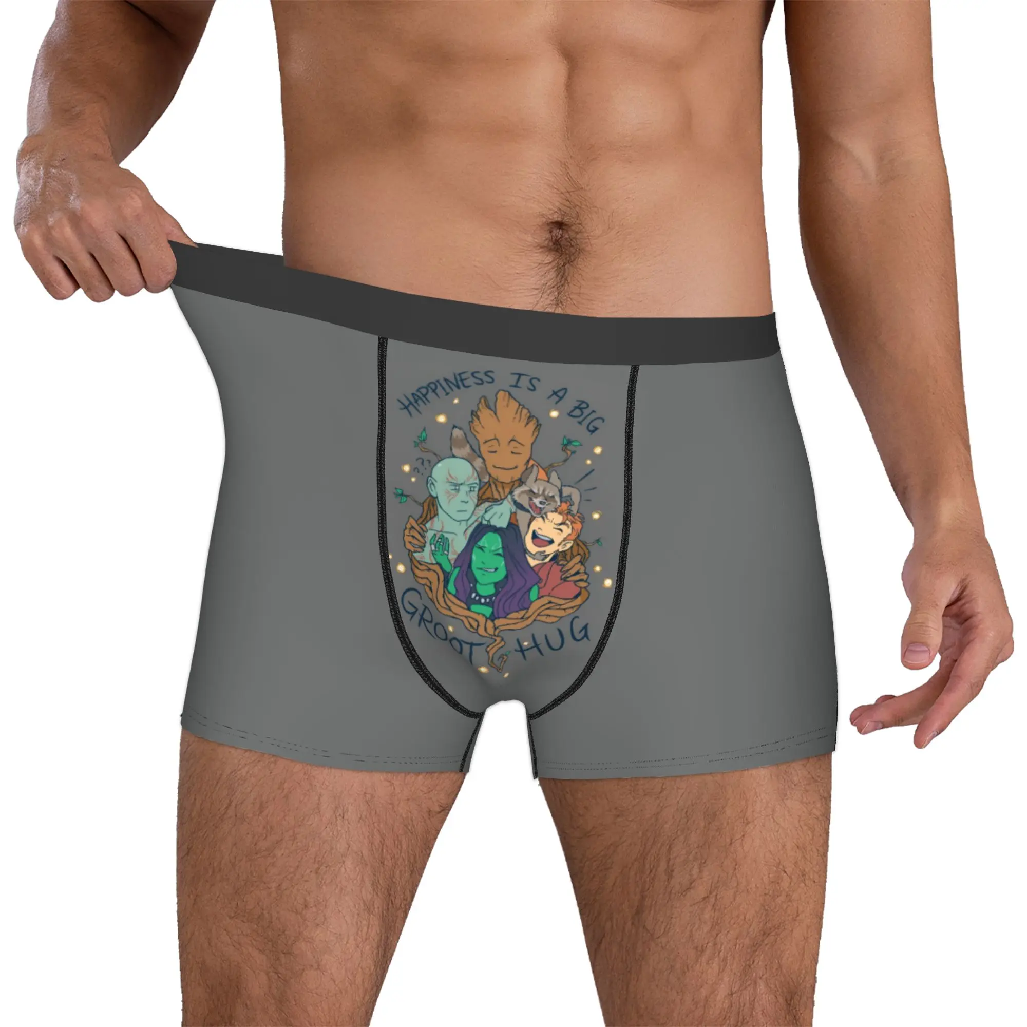 

Customized G-Groot Comic Underwear Men Printed Boxer Briefs Shorts Panties Soft Underpants