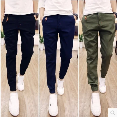 

Casual Sports Men's Pants Slim Fit Youthful Vitali Sle Iron-Free Long Trousers Busin Casual All-Seasons Wear
