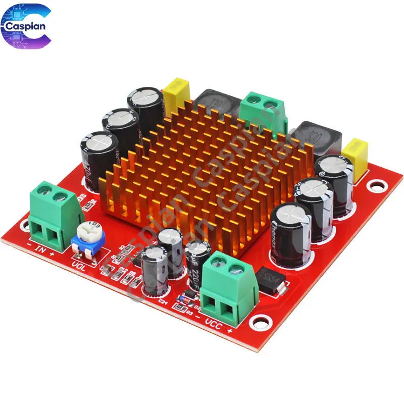 

TPA3116D2 Mono 150W High Power Digital Amplifier Board 12V 24V Audio Module for Audiophiles