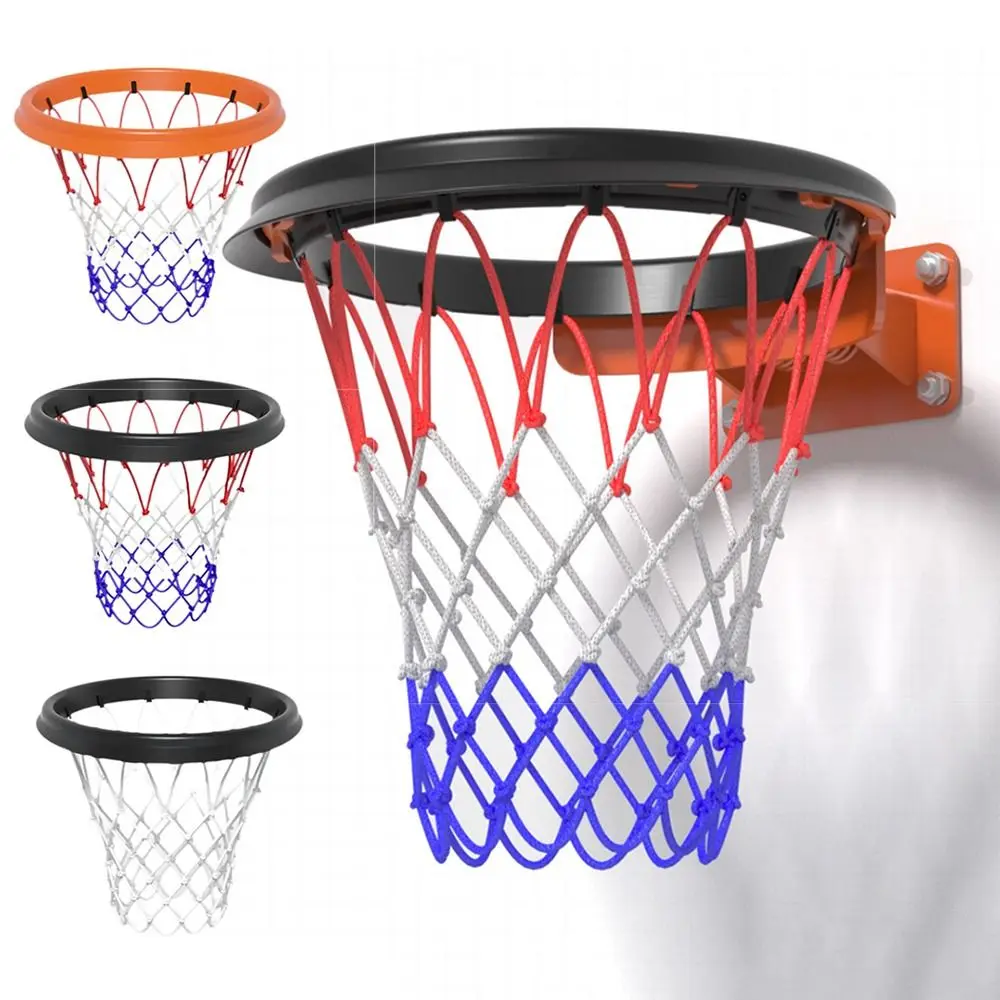 Removable Portable Basketball Net Frame Durable Easy Install Replacement Hoops Standard Size Weather-Resistant