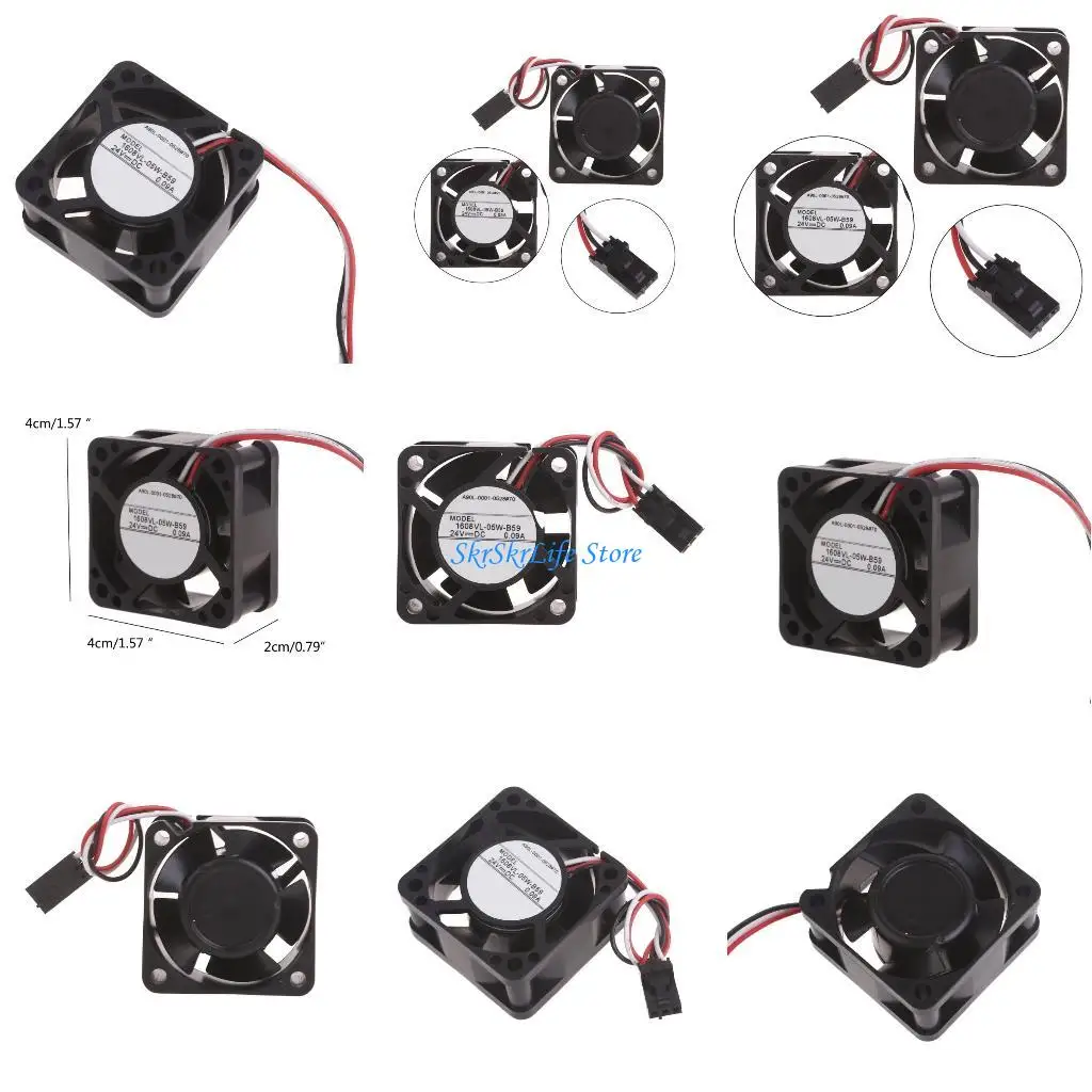 

E65E New 1608VL-05W-B59 DC24V 40MM Cooling Fan for NMB FANUC System Special