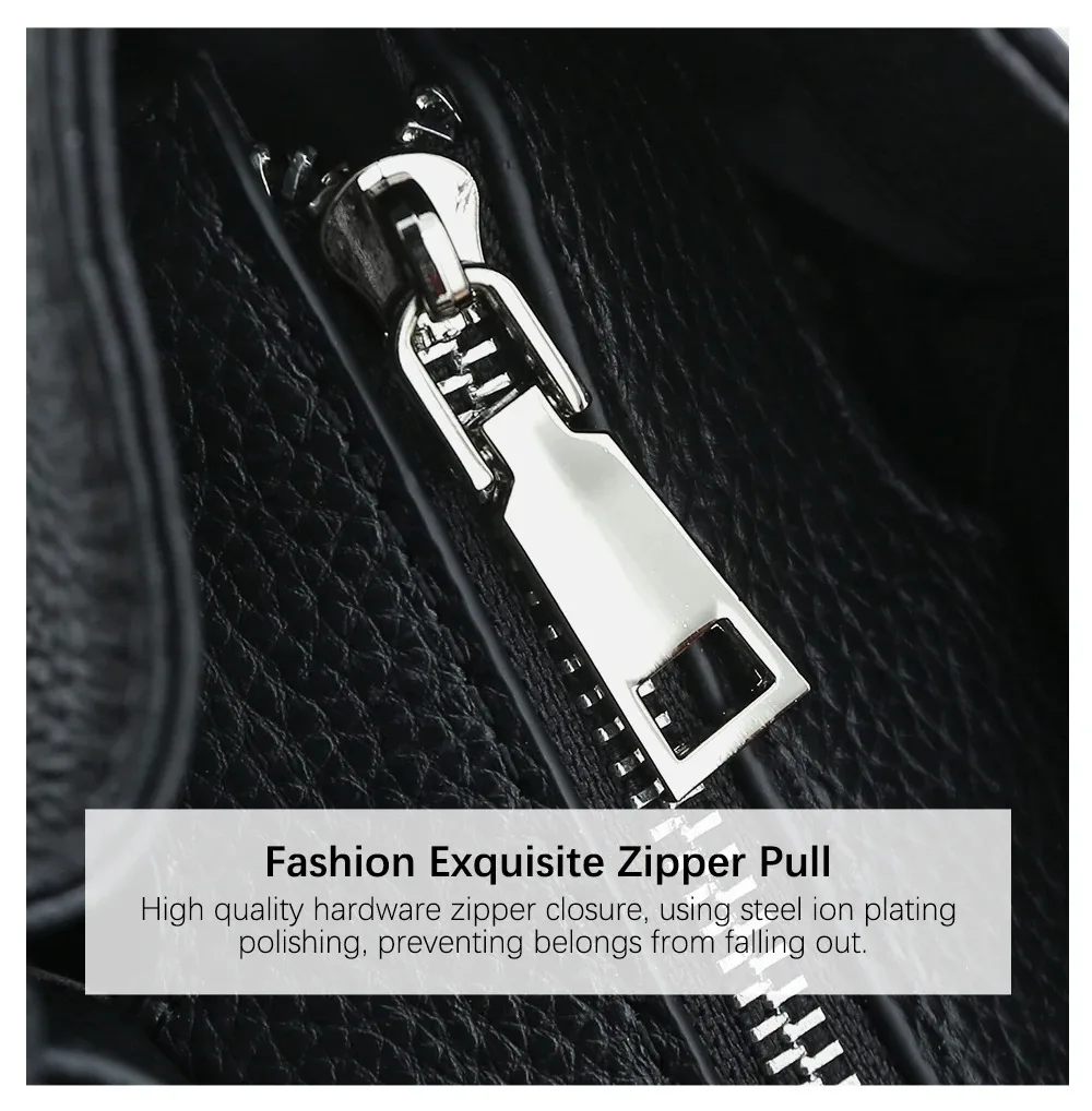 Zency Frauen Eimer Tasche Aus Echtem Leder Große Kapazität Shopper Luxus Casual Handtasche Weiblichen Umhängetasche Schulter Tragetaschen – Detail 18