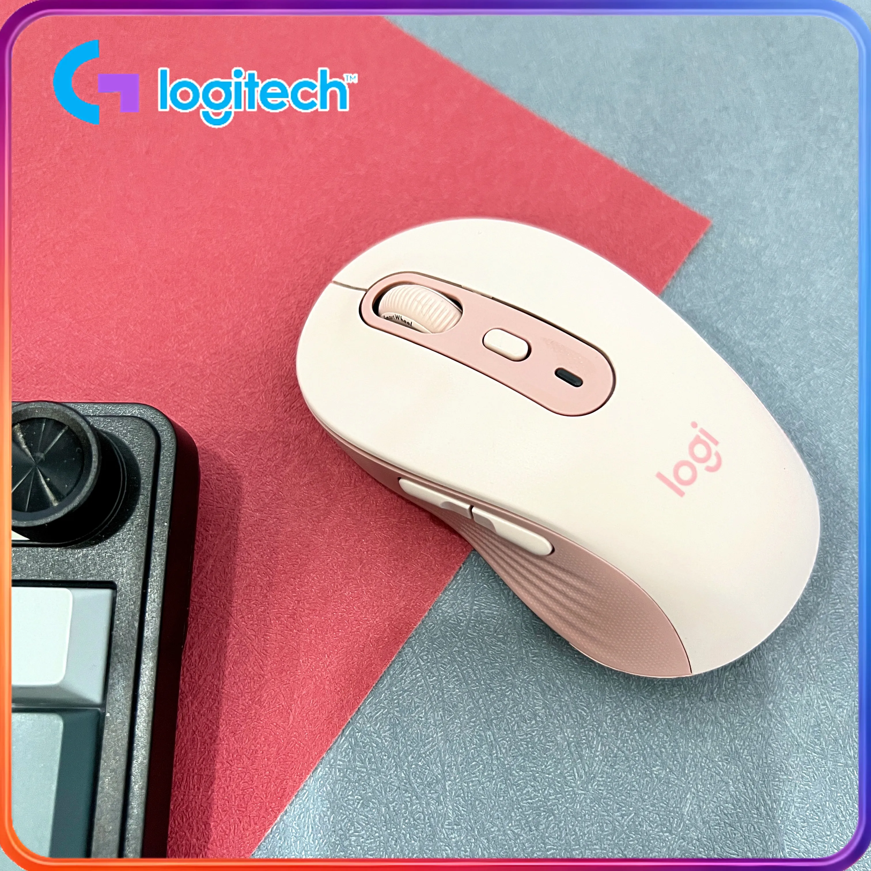 

[Portable Office] Logitech M750 Wireless Mouse, Dual-Mode Connectivity, Lightweight Design, Ideal for Travel.