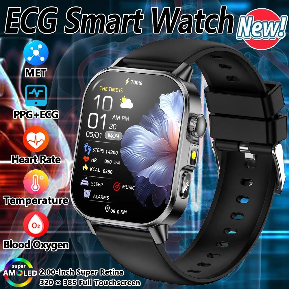 2026年新型健康管理システム人工知能スマート診断スマートウォッチ20インチhd-ip68-bluetooth通話スマートウォッチ