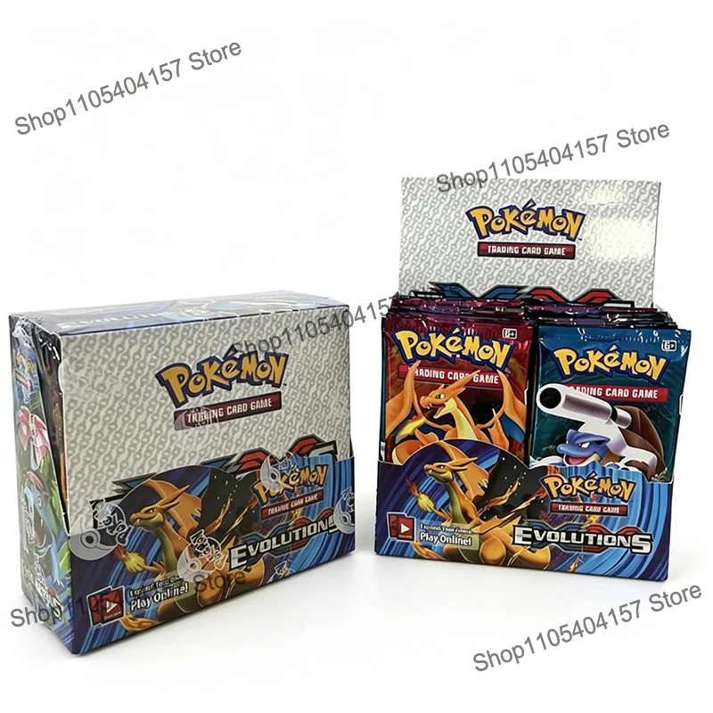 360 Stück Pokemon-Karten Evolutions Battle Style Booster Box Sammelkartenspiel TCG Kinder-Sammelkarten Pokemon Spielzeug