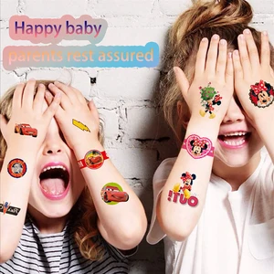 ديزني المؤقتة الجسم فن الوشم ملصقات، مجمد، ميكي ماوس، صوفيا، أنمي، نقل الطباعة، معطف واق من المطر، هدية مربع أعلى 10 مبيعات الأم والطفل الوشم - No10