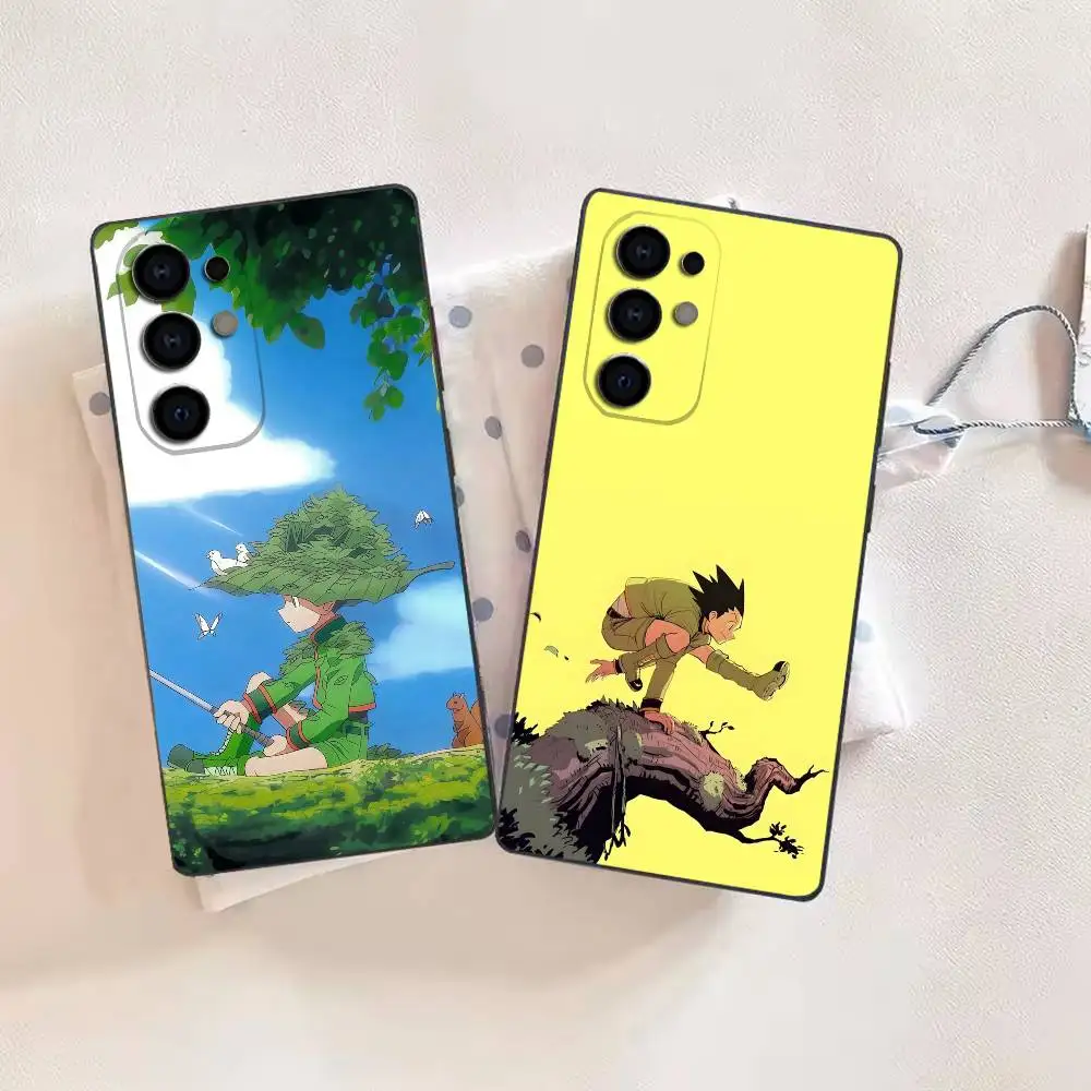 Badass anime HUNTER HUNTER Soft Black Phone Case for Samsung  S26,25,24,21,22,21,20,10,9,8,7,6Ultra,Plus,Fe, Lite