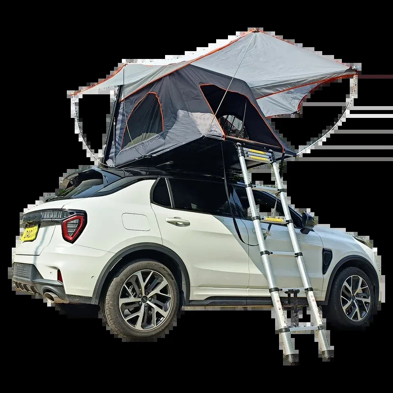 

2 Person Hard Shell Rooftop Tent With Big Rainfly For Vehicle Inflatable Aluminum Roof Top Tent