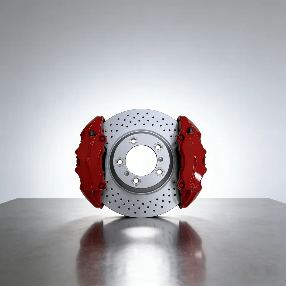 Customised Racing Car Brake Caliper Kit AMG6, 6 Pot Piston Brake Caliper for vehicle modification