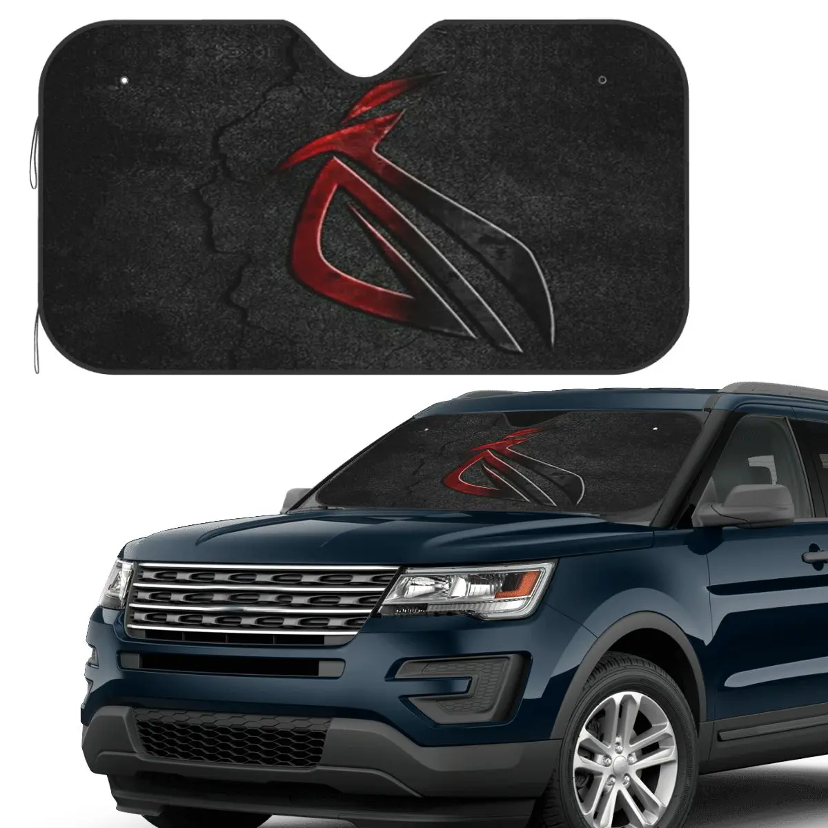 

Asus Rog Sunshade Windscreen Car Front Windshield Window Sun Visor Accessories Covers