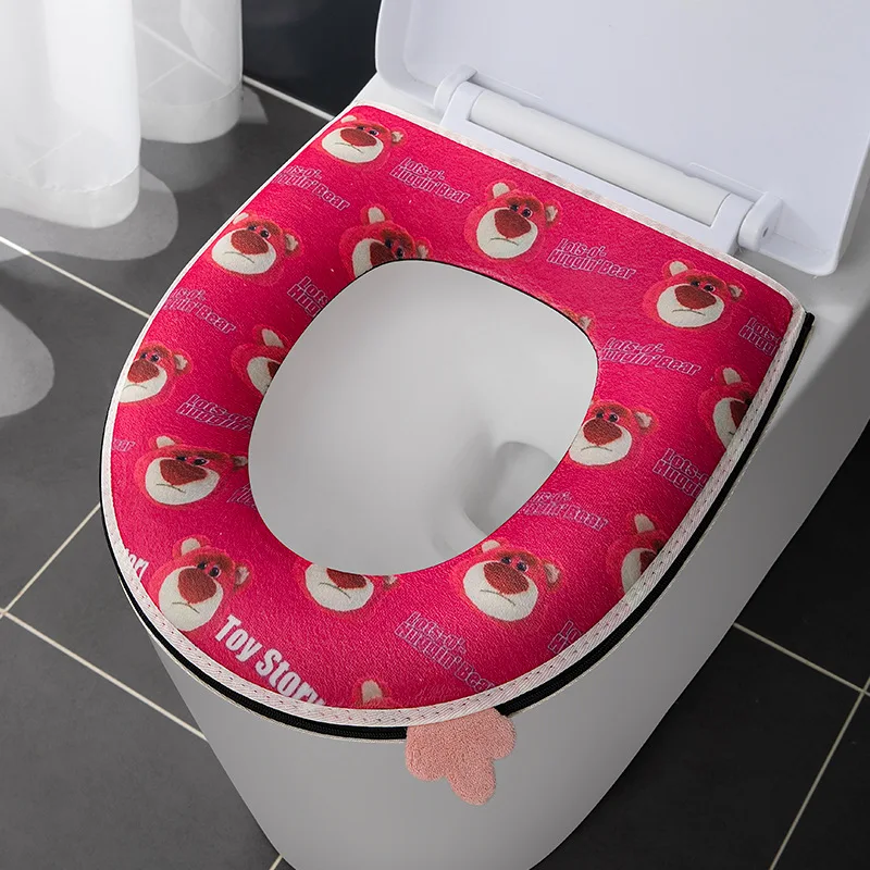 New Universal Toilet Seat Cover Autumn Winter Toilet Mat pad soft High quality Warm WC Case Washable Closestool Cushion for Home