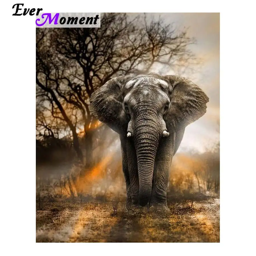 5d diamond painting full drill African Elephant cross diamonds diamond painting 2017 diamond embroidery mosaic ASF728