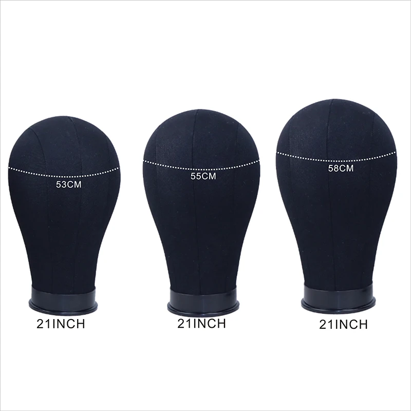 21-23 zoll Puppe Leinwand Block Perücke Kopf Mannequin Kopf Perücke Set Für Perücken Machen Display Styling