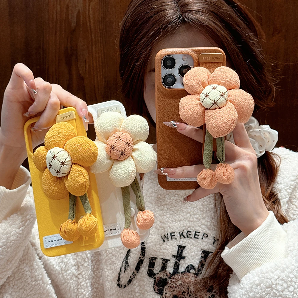 

Luxury Flowers Phone Cases For iPhone 13 14 15 16 Pro Max phone case 16pro 15pro Shockproof Soft Bumper Back Cover Shell