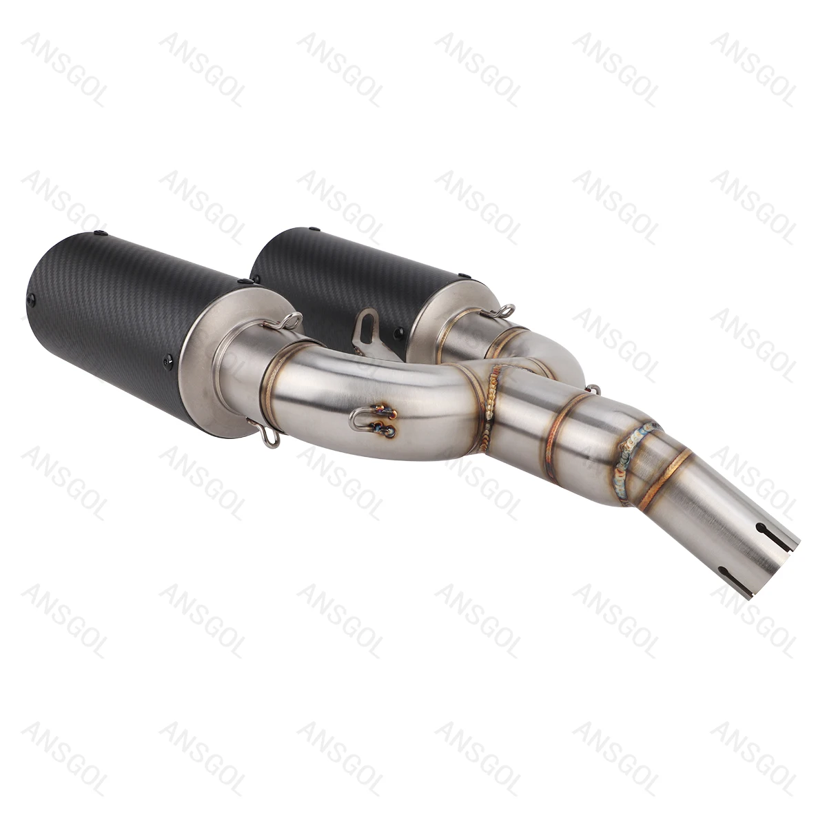 Exhaust System Pipe Escape For CFMOTO Papio 125 XO-1 XO-2 XO Baboon 2023 2024 Moto 2 Muffler with DB Killer Link Mid Pipe Modify
