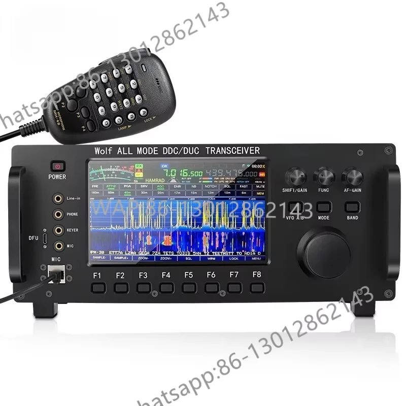ZT7500 SDR Short Wave Transceiver Wolf HF LF VHF UHF DDC DUC All Mode CB Radio 100W 0-750MHZ Receive Touch Screen