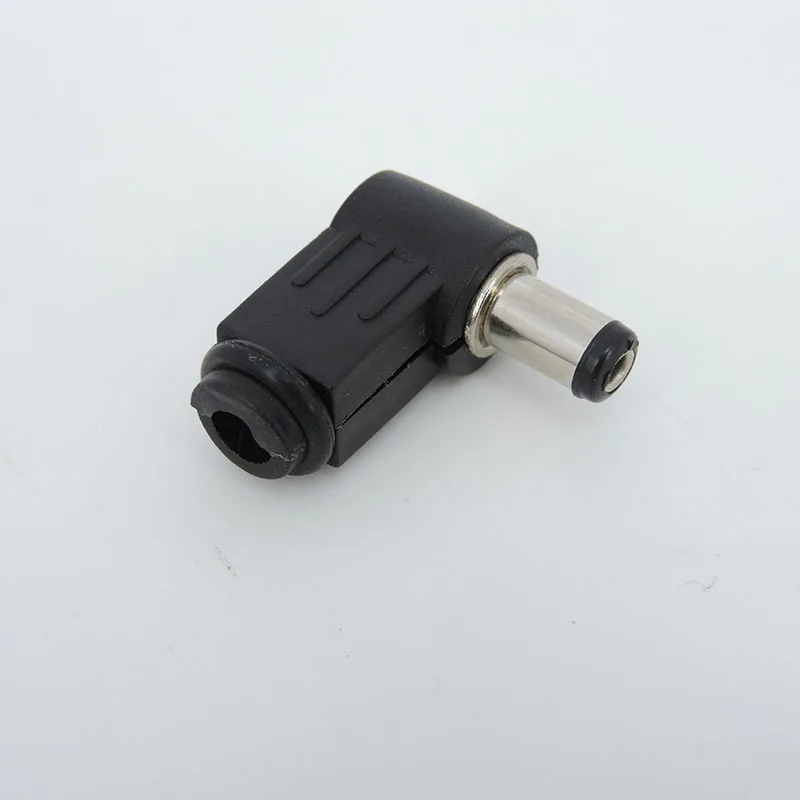 5.5x2.1mm DC Power adapter Plug 5.5*2.1 mm Connector L shaped Male 90 Right Angle Single Head Jack Adapter Cord J17