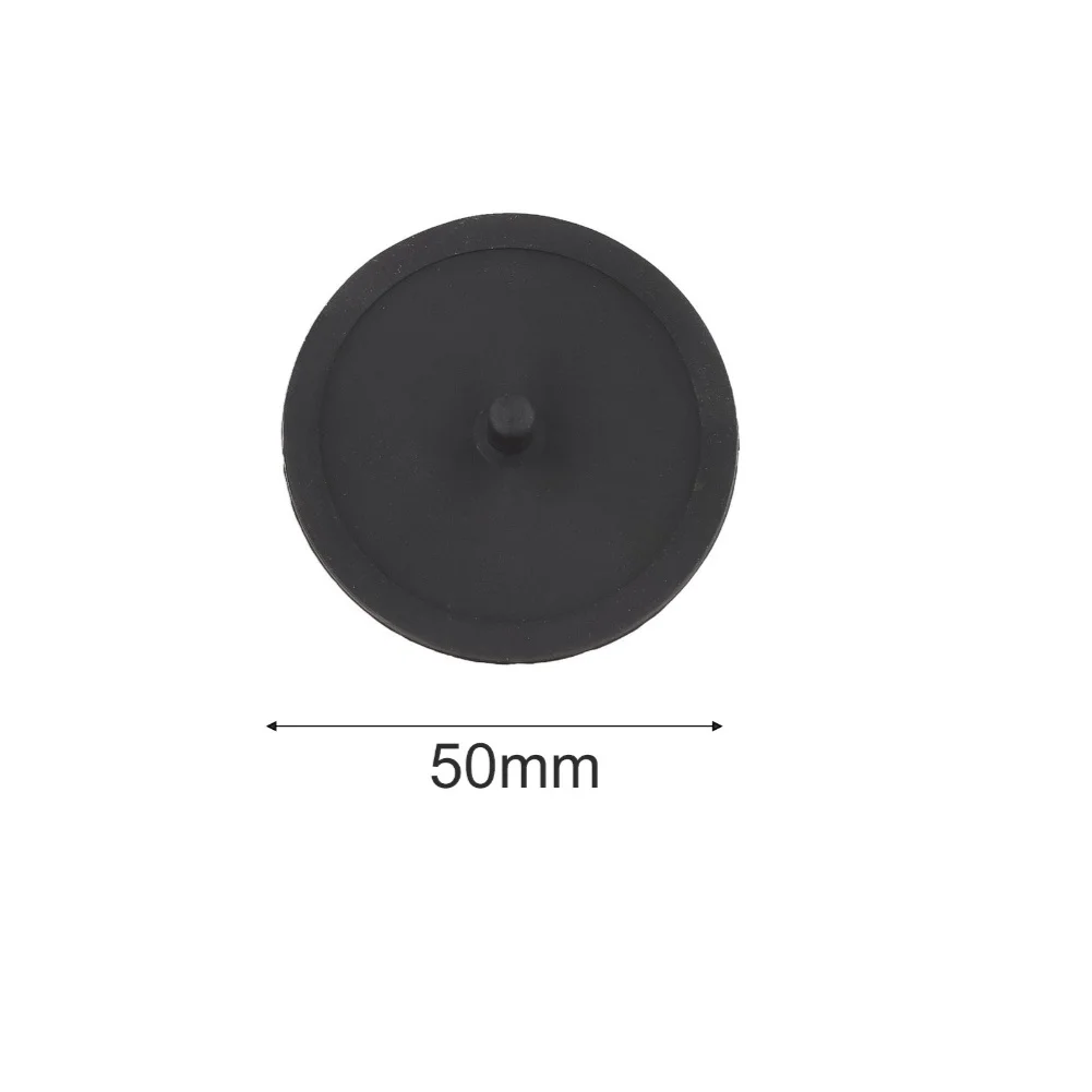 Black Silicone Blind Filter Disc 50MM 57MM Non Slip Rubber Insert For Semi Automatic Machine Cleaning Coffee Parts