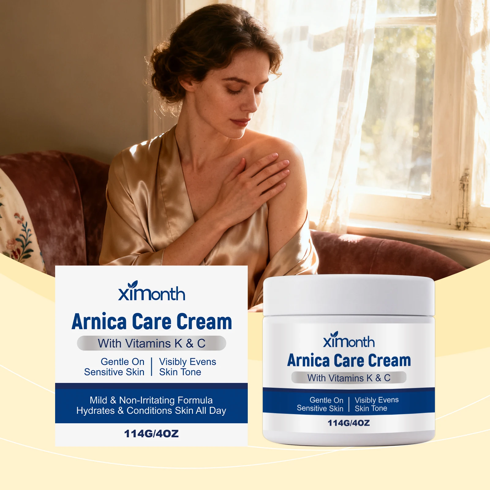 Arnica Care Cream Bruise Relief Improve Bruise Mark Even Skin Tone Whole Body Use Gentle For Sensitive Body Skin Repair Care