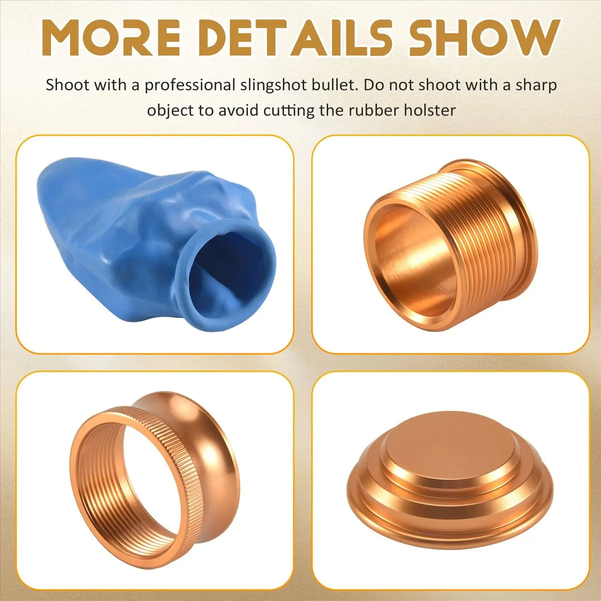 M87K لعبة ألومنيوم خارجية جديدة، جيب قوي، أداة كأس المنجنيق للصيد #3