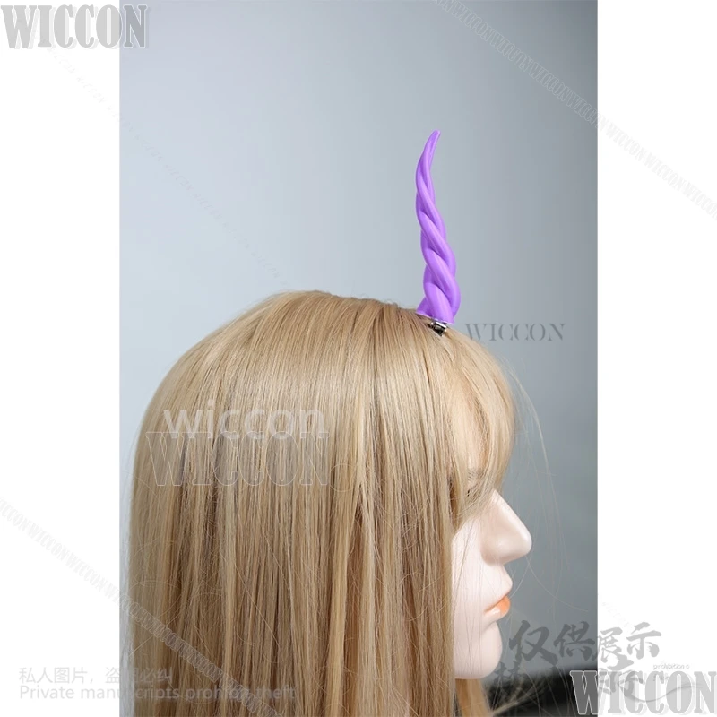 

Twilightt Cosplay Sparkeee 3D Polylactic Acid Purple Horn Prop Halloween Party Headwear Jirai Kei Gift Anime Carnival Customized