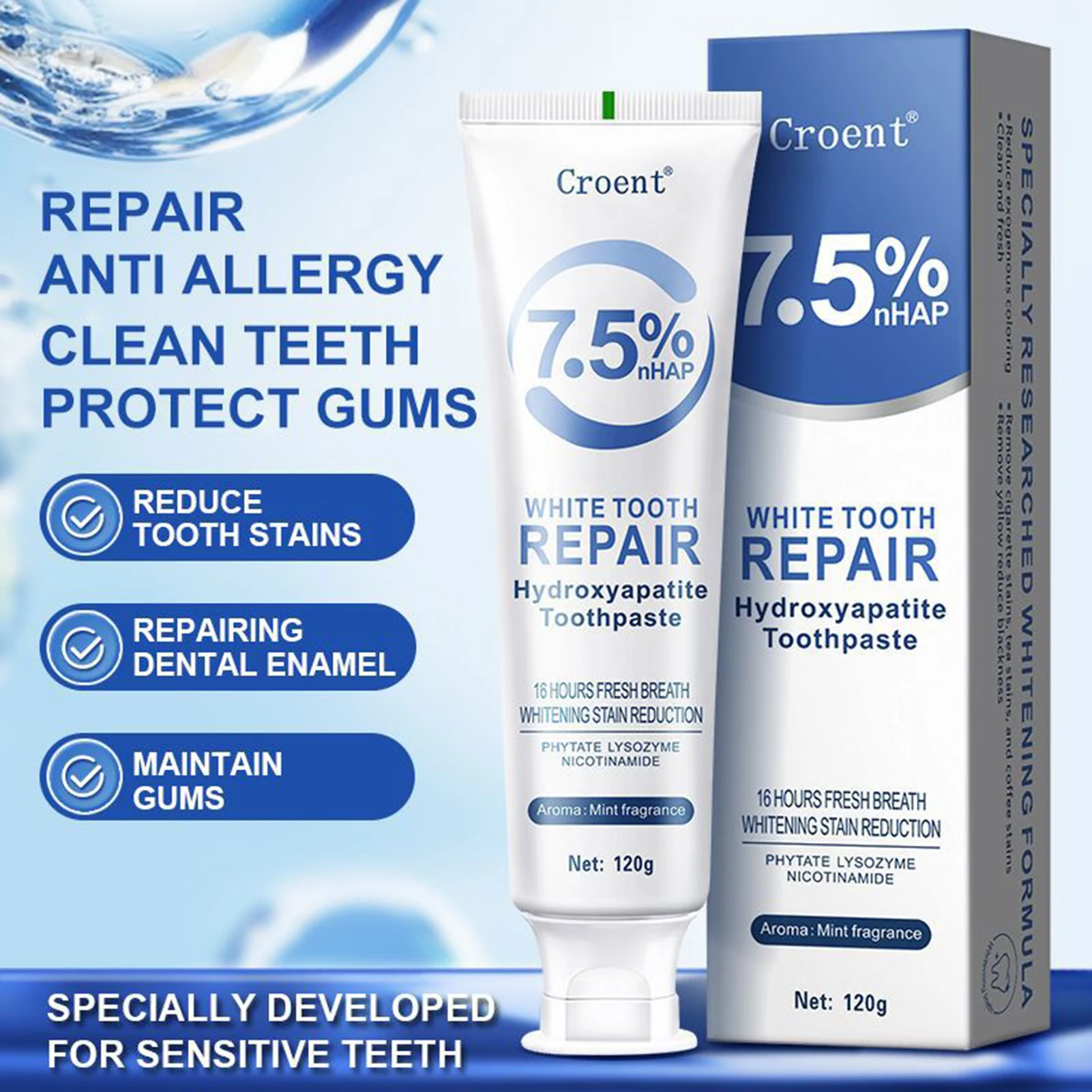 Adult Daily Care Toothpaste Sensitivity Relief Tooth Cleaning Toothpaste n Women Adults Use