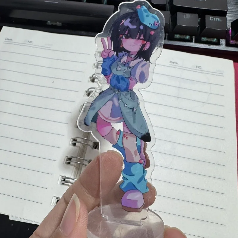 أنيمي رابط انقر الاكريليك حامل شي غوانغ داي لي رن شخصيات كرتونية حامل نموذج لوحة زخارف مكتب الدائمة علامة مروحة هدية حلية