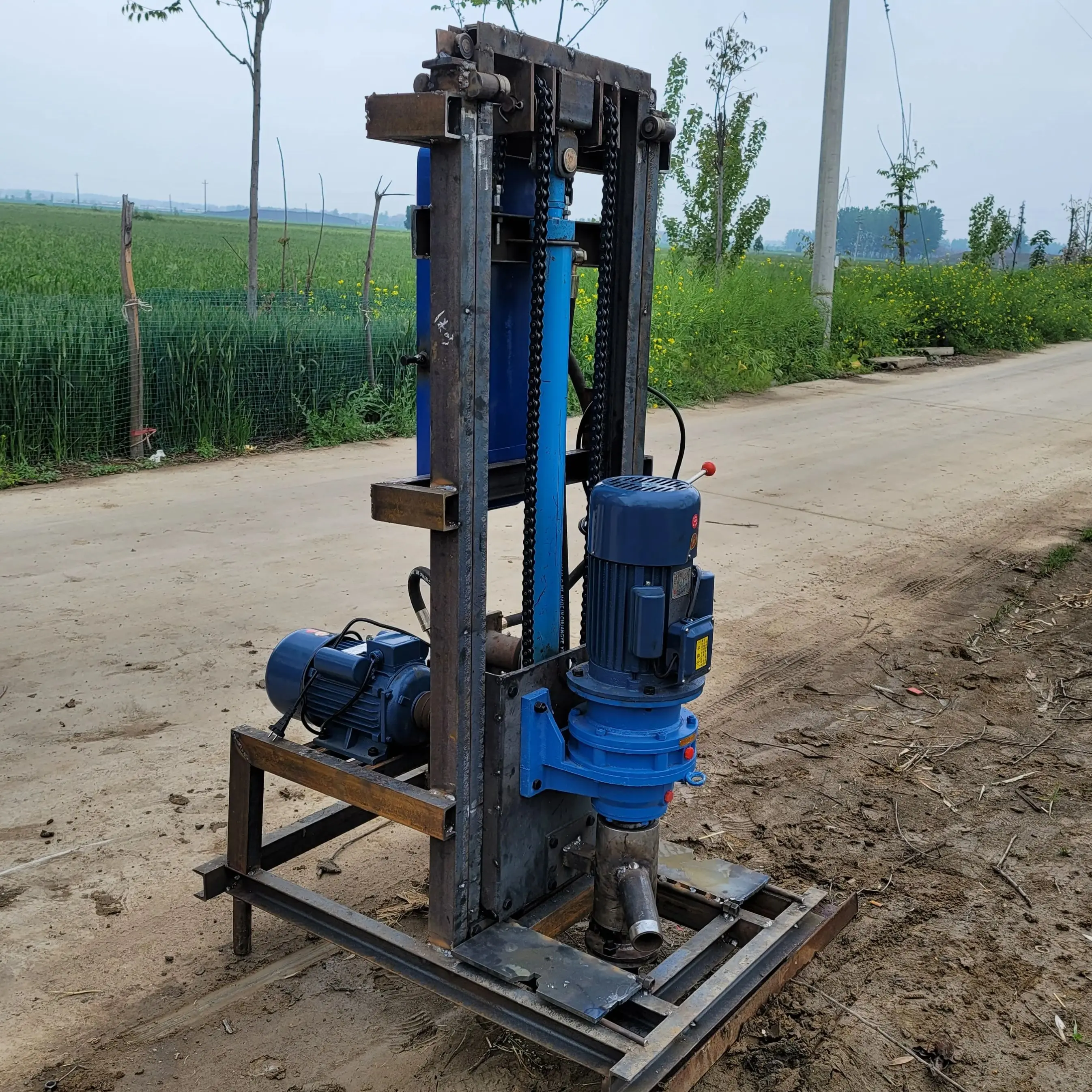 جهاز حفر دوار عملي مخصص بعمق 100 متر - آلات آبار المياه سهلة الاستخدام للبيع #1