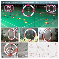 Porta de carreras con visión en primera persona, Dron de avión, obstáculos cruzados, obstáculos a través de la puerta para 3 pulgadas, Tiny Whoop Racer RC Quads, entrenamiento de vuelo