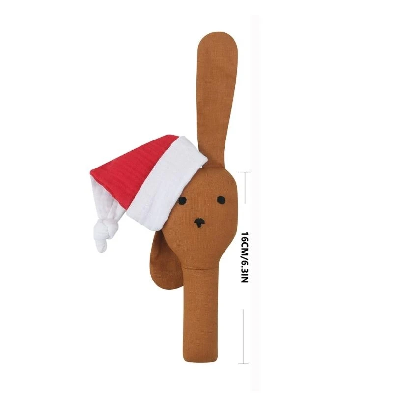 Chocalho pelúcia para recém-nascidos, brinquedo educacional infantil para bebês, sino mão móvel, 15ub