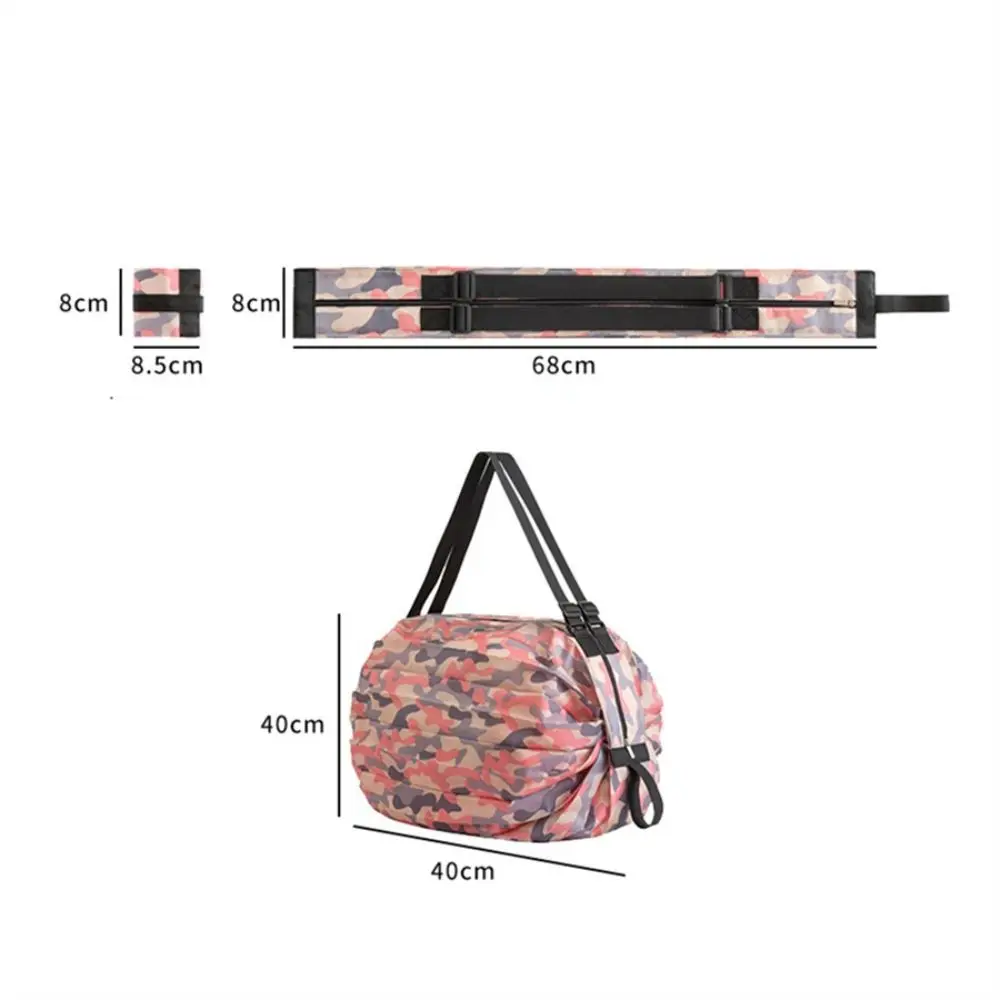 Bolsa de compras impermeable de gran capacidad para Picnic, Yoga, gimnasio, deportes, comestibles, bolsa de almacenamiento ecológica plegable