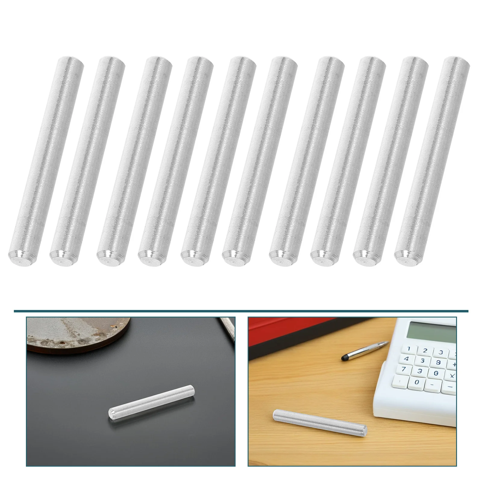 

40Pcs Shelf Support Pegs 40x5mm Stainless Steel Cylindrical Dowel Pins for Wardrobe Kitchen Cabinet Shelving Fastener