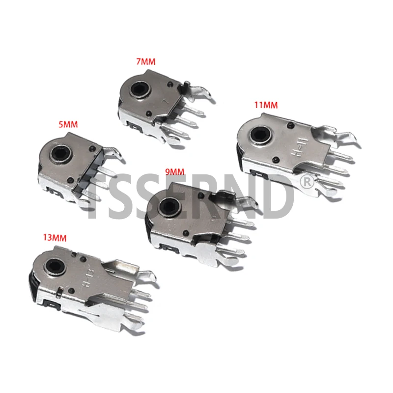 10PCS Mouse Encoder 5MM 7MM 9MM 11MM 13MM Rolling Switch Roller Encoder 5H 7H 9H 11H 13H Mouse Navigation Mouse Connector