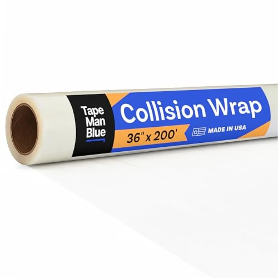 

Car window repair application clear polyethylene film transparent self-adhesive and tear-resistant for emergency vehicle covera