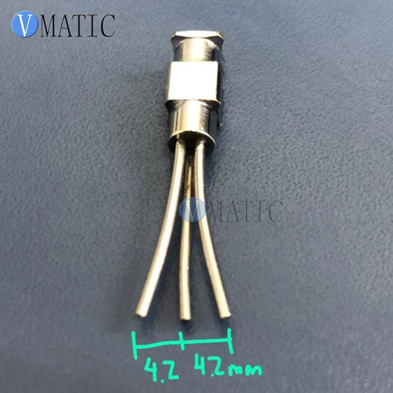 Free Shipping ID0.80mm OD1.20mm All Metal Stainless Steel Three Exits Tubes Points Tee Needle For Glue Liquid Dispensing