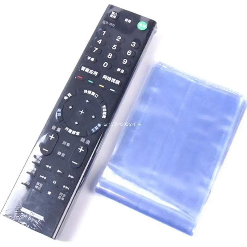 Remote Heat Shrink Wrap Bags Dustproof Heat Shrink Film for TV Remote Control Dropship