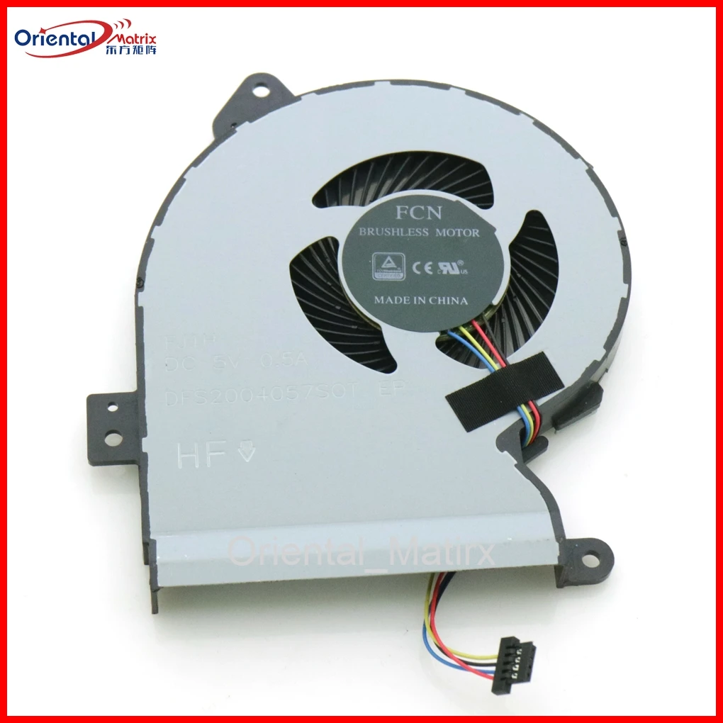 

DC5V 0.5A Fan For ASUS X540SA X540LA X540Lj x540ya X540LJ X540 A540U F540UP R540 FL5700U FL5700UP VM520U Laptop CPU Cooling Fan