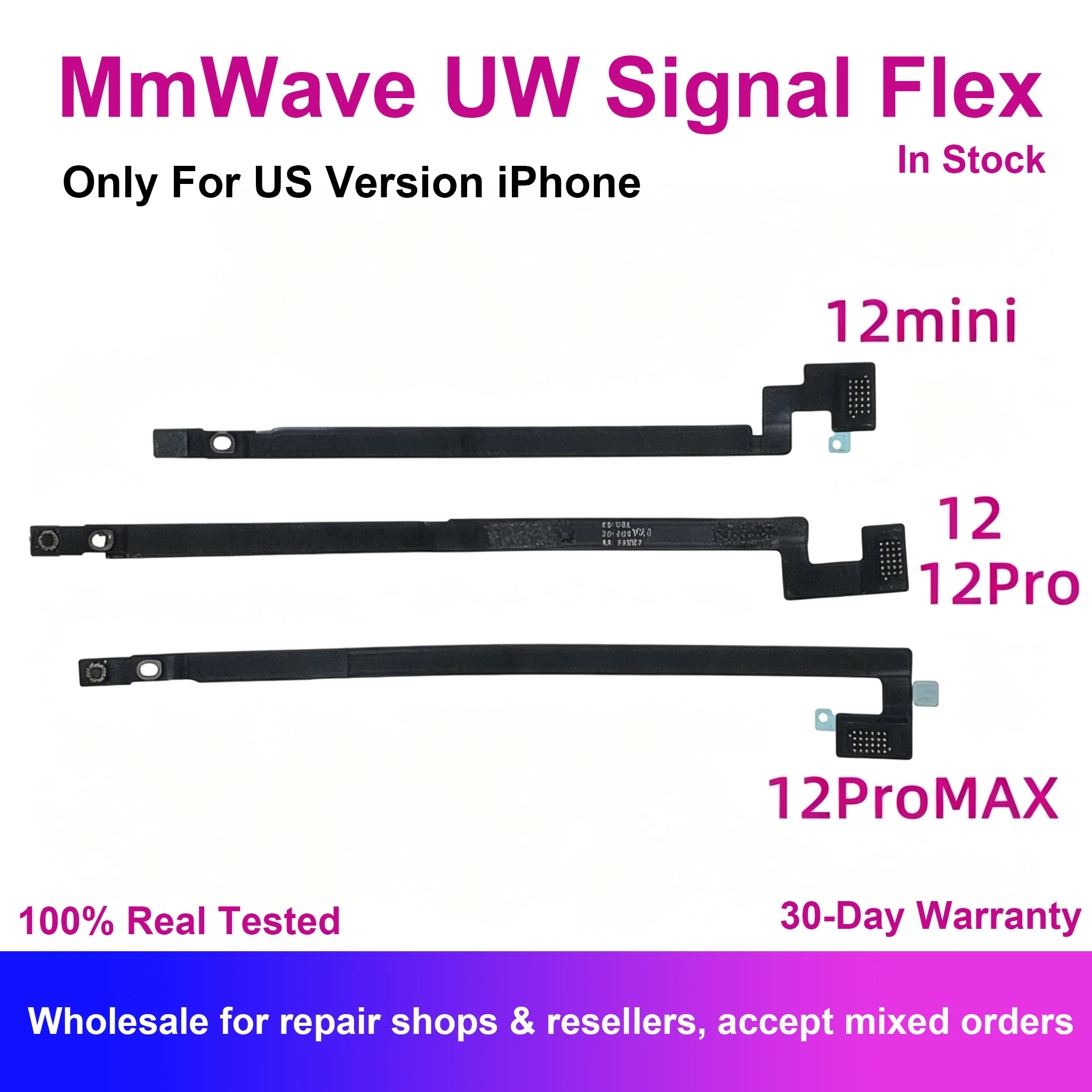 5G MmWave UW Antenna Signal Flex Cable For iPhone 12 mini Pro Max Replacement Repair Parts